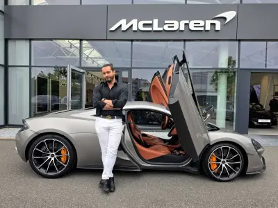 Usata McLaren 570S 570 CV (419 kW) 2016 Silver blade Coupé
