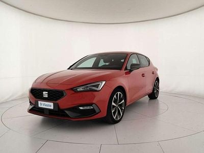 Usata Seat Leon FR 150 CV (110 kW) 2022 Rosso puro Berlina
