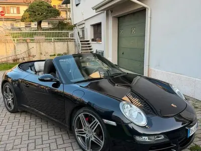Usata Porsche 997 325 CV (239 kW) 2007 Nero Cabrio