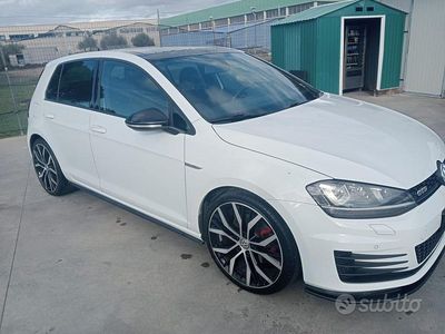 Usata VW Golf VII GTD 184 CV (135 kW) 2016 Bianco Berlina