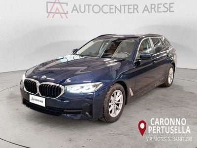 Usata BMW 520 Efficient Dynamics 190 CV (139 kW) 2021 Blu metallizzato Station wagon