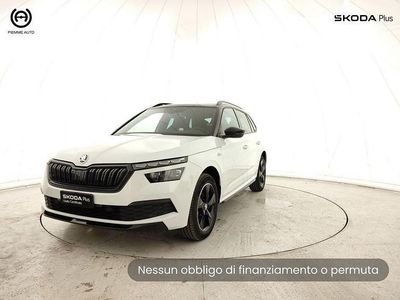 Usata Skoda Kamiq Monte Carlo 110 CV (80 kW) 2022 Bianca tetto nero SUV
