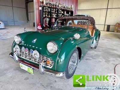 usata Triumph TR3 A / Omologata ASI / British-Green / Restaurata Roma