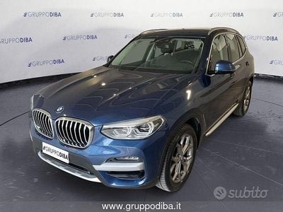 Usata BMW X3 Efficient Dynamics 190 CV (139 kW) 2021 Blu SUV