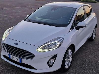 Usata Ford Fiesta Titanium 86 CV (63 kW) 2019 Bianco Berlina