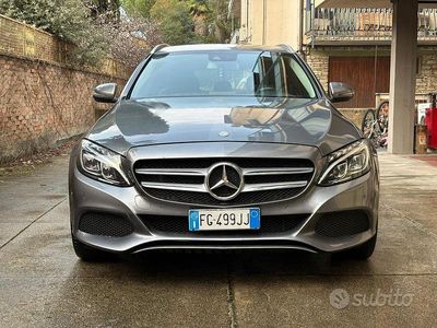 Usata Mercedes C200 Premium 204 CV (150 kW) 2016 Grigio Station wagon