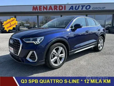 Usata Audi Q3 S-line plus 150 CV (110 kW) 2023 Blu/azzurro SUV