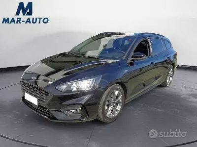 Usata Ford Focus ST-Line 125 CV (91 kW) 2019 Nero Station wagon