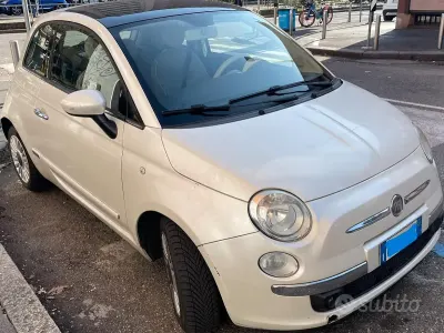 Usata Fiat 500 Lounge 69 CV (50 kW) 2011 Bianco Berlina