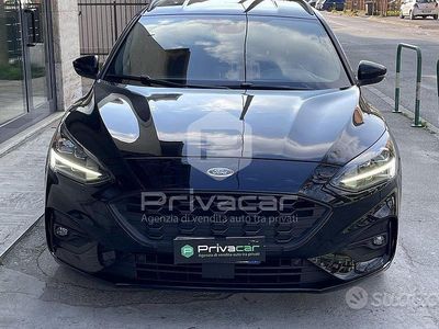 Usata Ford Focus ST-Line 120 CV (88 kW) 2019 Nero Station wagon
