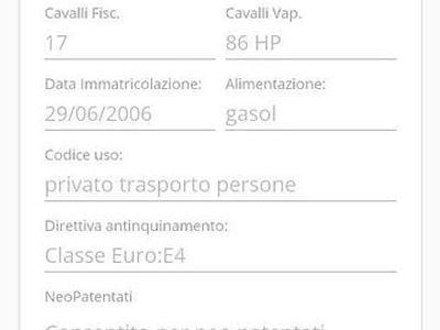 Usata Nissan Note 86 CV (63 kW) 2006 Nero Utilitaria