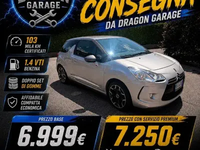 Usata Citroën DS3 95 CV (69 kW) 2013 Grigio Berlina
