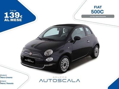 Usata Fiat 500C Dolcevita 69 CV (50 kW) 2024 Nero cinema extraserie Cabrio