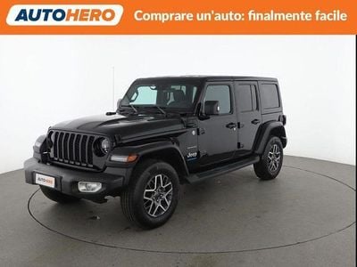 Usata Jeep Wrangler Unlimited Sahara 272 CV (200 kW) 2023 Nero SUV