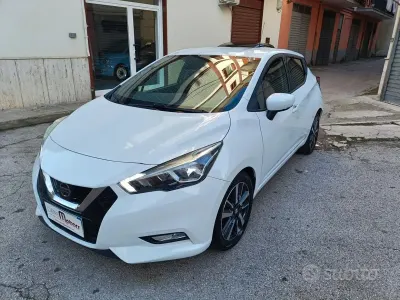 Usata Nissan Micra N-Connecta 90 CV (66 kW) 2017 Bianco Utilitaria