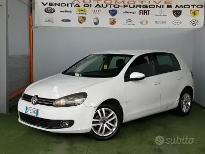 Usata VW Golf VI GT 110 CV (80 kW) 2009 Bianco Utilitaria