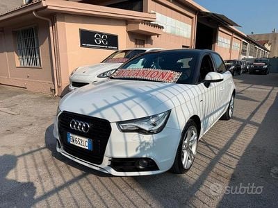 Usata Audi A1 S-Line 90 CV (66 kW) 2014 Bianco Utilitaria
