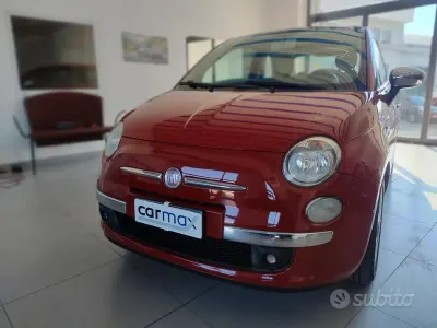 Usata Fiat 500 Lounge 69 CV (50 kW) 2009 Rosso Cabrio