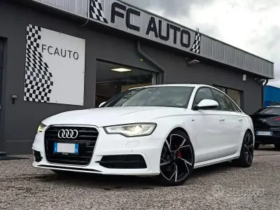 Usata Audi A6 S-Line 177 CV (130 kW) 2012 Bianco Berlina