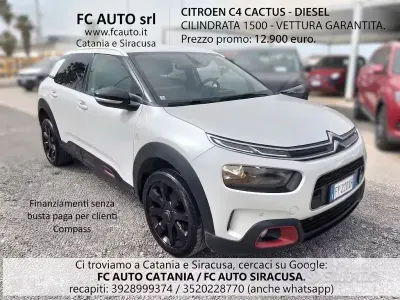 Usata Citroën C4 Shine 102 CV (75 kW) 2019 Bianco Monovolume