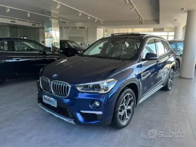Usata BMW X1 xLine 150 CV (110 kW) 2018 Blu SUV