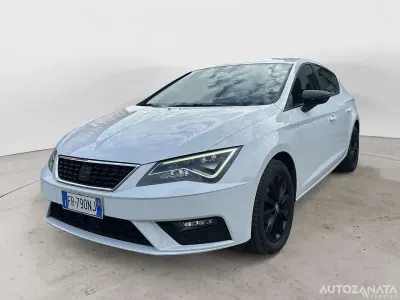 Usata Seat Leon Business 116 CV (85 kW) 2018 Bianco Berlina