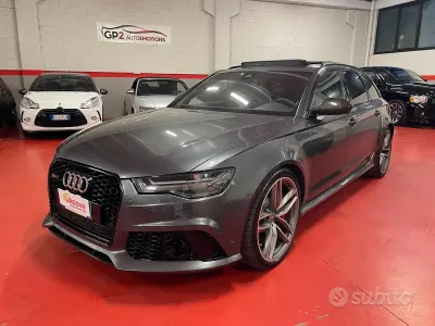Usata Audi RS6 Ambiente 560 CV (411 kW) 2015 Grigio Station wagon