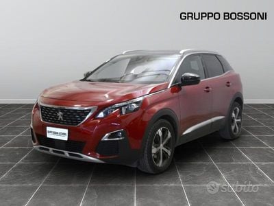 Usata Peugeot 3008 GT-line 131 CV (96 kW) 2018 Rosso SUV