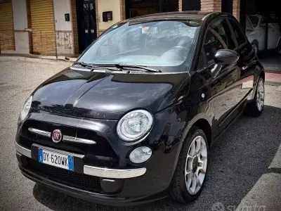 Usata Fiat 500 Sport 69 CV (50 kW) 2009 Nero Cabrio