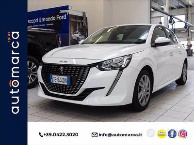 Usata Peugeot 208 Active 75 CV (55 kW) 2020 Bianco Utilitaria