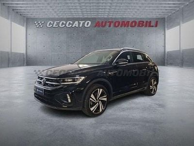 Usata VW T-Roc R-line 150 CV (110 kW) 2022 Nero SUV