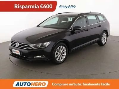 Usata VW Passat Business 150 CV (110 kW) 2016 Nero Station wagon