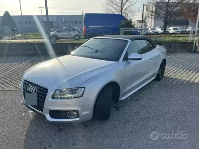 Usata Audi A5 Cabriolet S-Line 211 CV (155 kW) 2009 Grigio Cabrio