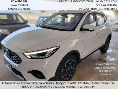 Usata MG ZS Luxury 106 CV (77 kW) 2024 Bianco SUV