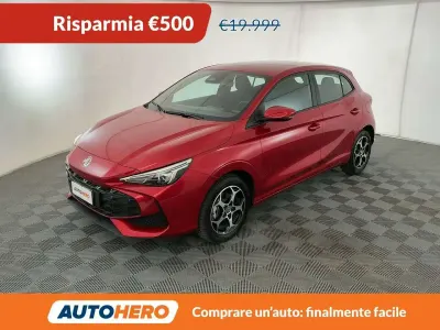 Usata MG MG3 Comfort 102 CV (75 kW) 2026 Rosso Utilitaria