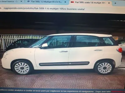 Usata Fiat 500L Business 95 CV (69 kW) 2016 Bianco Monovolume
