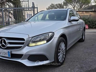 Usata Mercedes C200 136 CV (100 kW) 2015 Argento Station wagon