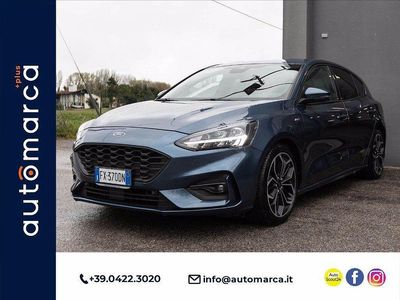 Usata Ford Focus ST-Line 125 CV (91 kW) 2019 Blu Berlina