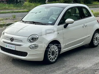 Usata Fiat 500 Lounge 69 CV (50 kW) 2019 Bianco Utilitaria
