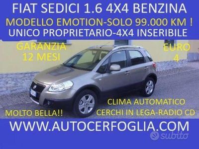 Usata Fiat Sedici Emotion 107 CV (78 kW) 2008 Bronzo SUV