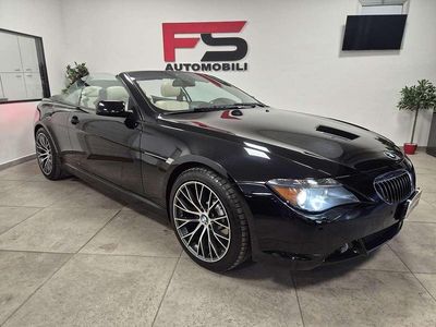 Usata BMW 645 Cabriolet Efficient Dynamics 333 CV (244 kW) 2005 Nero Cabrio