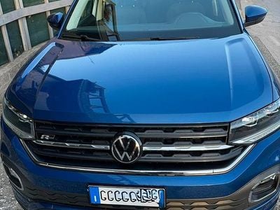 Usata VW T-Cross 110 CV (80 kW) 2021 Blu SUV