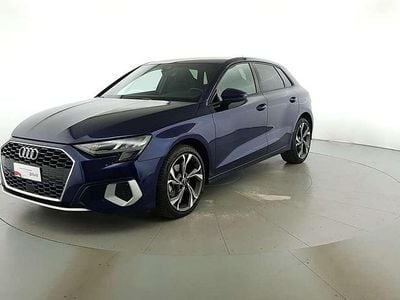 Usata Audi A3 Advanced 150 CV (110 kW) 2023 Blu navarra met Berlina