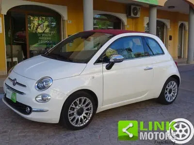 Usata Fiat 500C Lounge 69 CV (50 kW) 2020 Bianco Cabrio