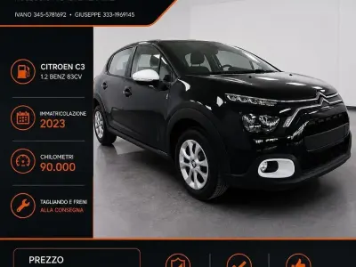Usata Citroën C3 83 CV (61 kW) 2023 Nero Utilitaria