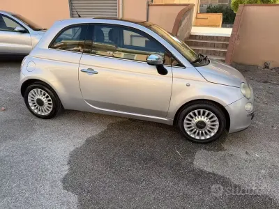 Usata Fiat 500 69 CV (50 kW) 2010 Grigio Cabrio