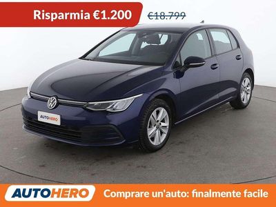 Usata VW Golf VIII Life 150 CV (110 kW) 2020 Blu Berlina