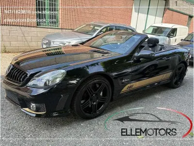 Usata Mercedes SL63 AMG AMG 525 CV (386 kW) 2008 Obsidian black Cabrio