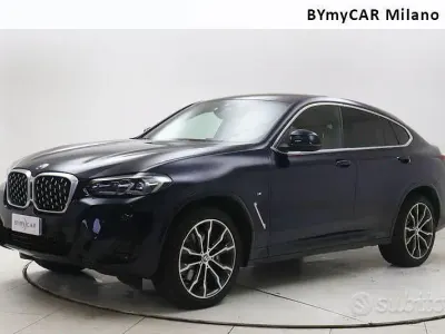 Usata BMW X4 M Sport 190 CV (139 kW) 2023 Bluazzurro SUV