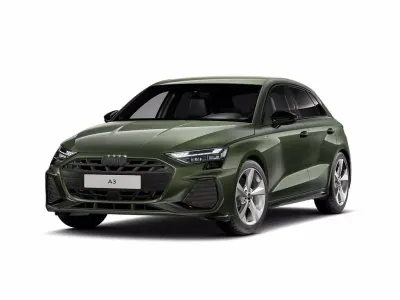Usata Audi A3 S-Line 150 CV (110 kW) 2025 Verde distretto metallizzato Berlina